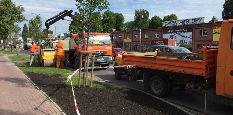 Odtwarzanie nawierzchni po awarii wodociągowej ul. Grunwaldzka Gdańsk